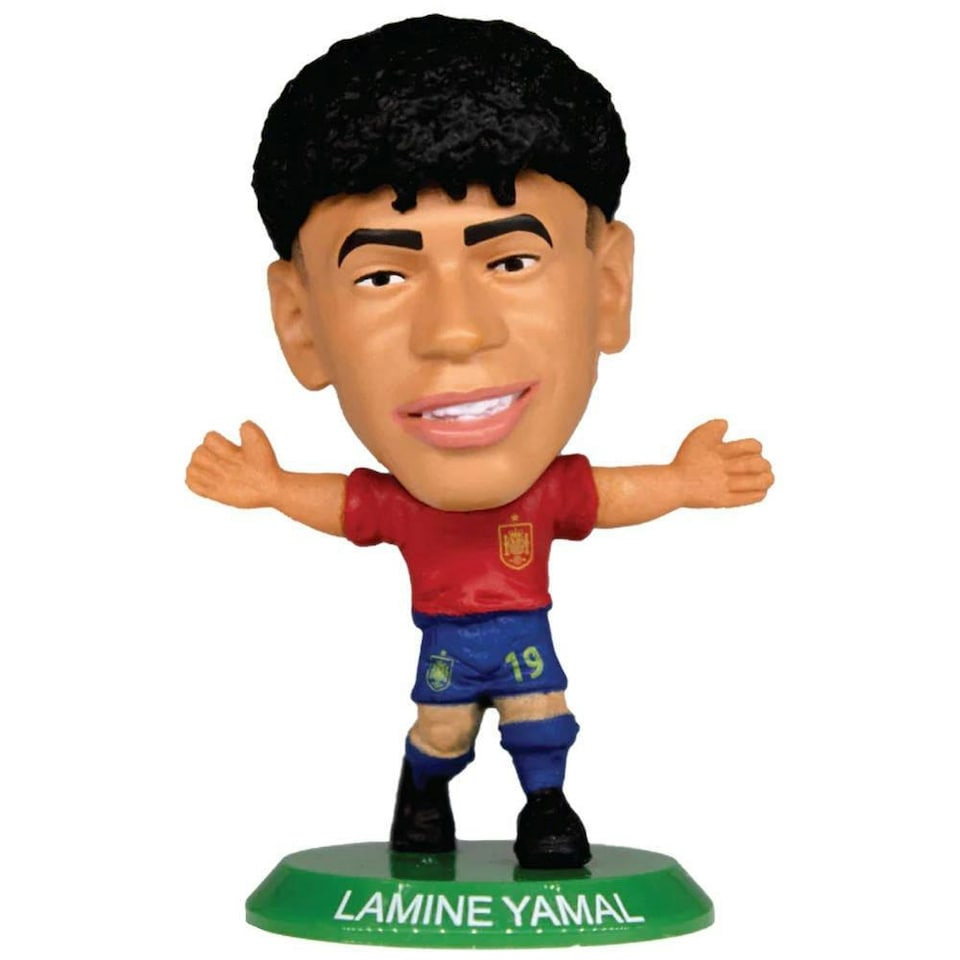 image 1 of Spain Lamine Yamal SoccerStarz Football Figurine - Red/Blue/Green - One Size