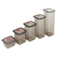 image 6 of 5Pc Airtight Stackable Food Storage Container Kitchen Set BPA Free Cupboard Pack