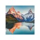 image 1 of Fantastic evening panorama of Bachalp lake Designer Splash Back | White