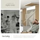 image 5 of Acoustic Wall Panels - wood effect, thick felt, easy to install - Light Oak, Set of 2