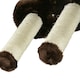 image 8 of PawHut Wall Mounted Cat Tree 4PC Kitten Activity Centre with Sisal, Brown