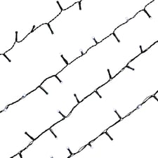 ValueLights 200 Light Cool White Christmas String Lights | Clear