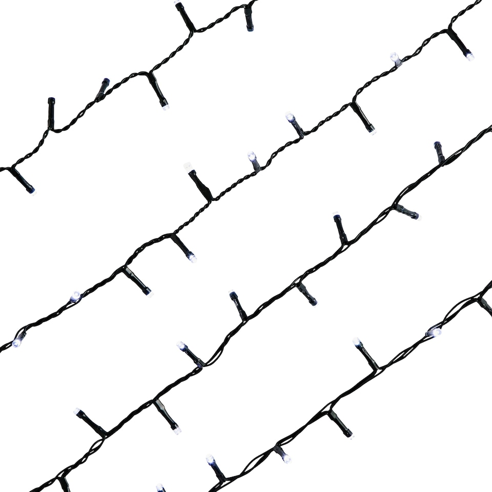 image 1 of ValueLights 200 Light Cool White Christmas String Lights | Clear