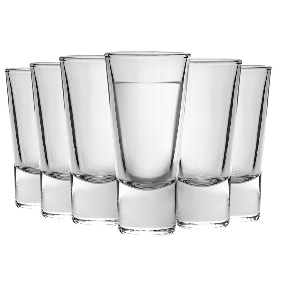 image 1 of Bormioli Rocco Ypsilon Shot Glasses - 70ml - Pack of 6 Clear
