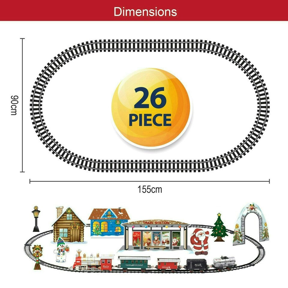 image 1 of Christmas Workshop 81020 Deluxe Santa’s Express Delivery Christmas Train Set