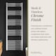 image 6 of Straight Heated Towel Rail Radiator, 459W, 500 x 1600mm, Chrome | Silver | Chrome