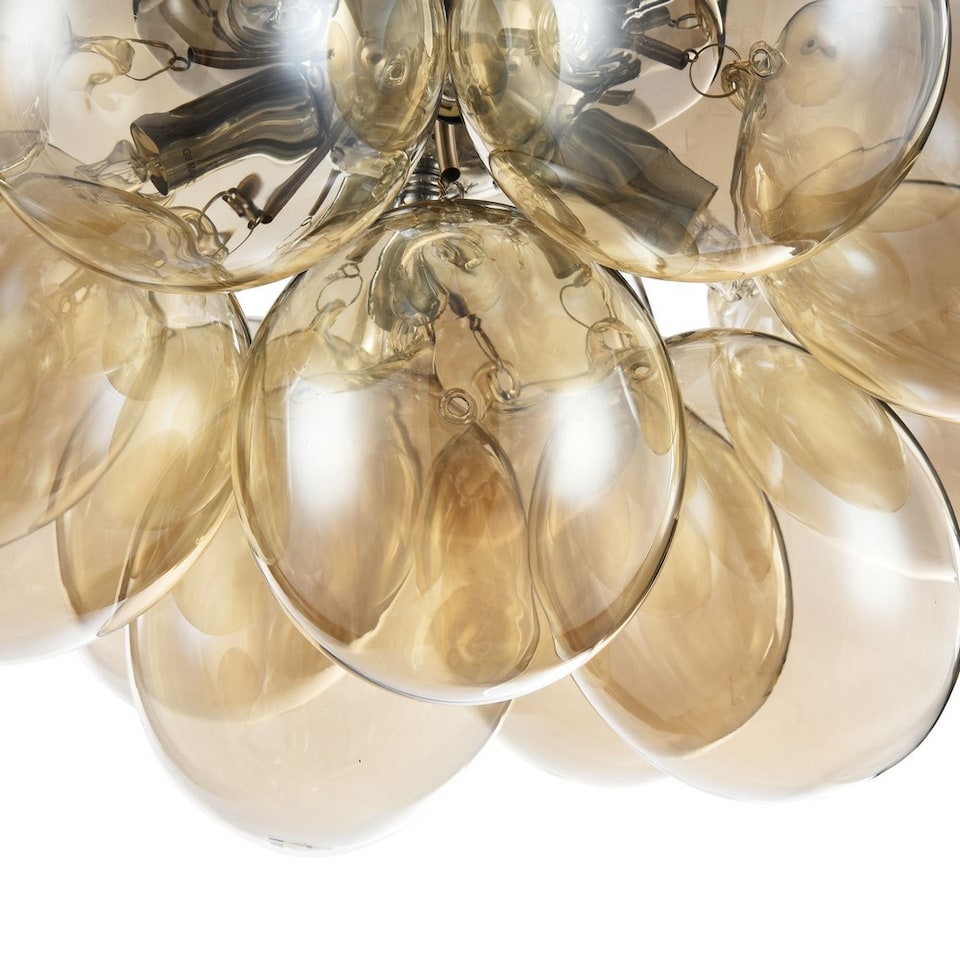 image 1 of Balbo Semi Flush Ceiling Ceiling Lamp Nickel, 4 Light, G9