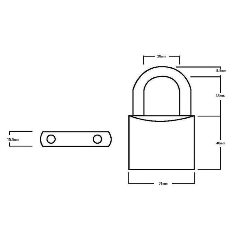 image 1 of Squire Lion Brass Padlock | Multi | Multi Colour | 50mm, 65mm Shackle | 1
