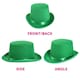 image 5 of Pack Of 4 Irish Top Hat, Satin Bow Tie & Braces Green | One Size