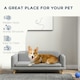 image 4 of PawHut Dog Sofa Bed with Legs, Water-Resistant Fabric for Medium Dogs - Grey