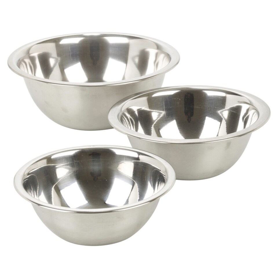 image 1 of Set of 3 Deep Mixing Bowls