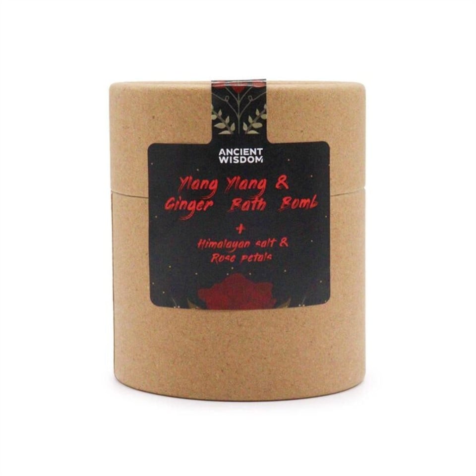 image 1 of Ylang Ylang & Ginger Himalayan Salt Botanicals Bath Bomb