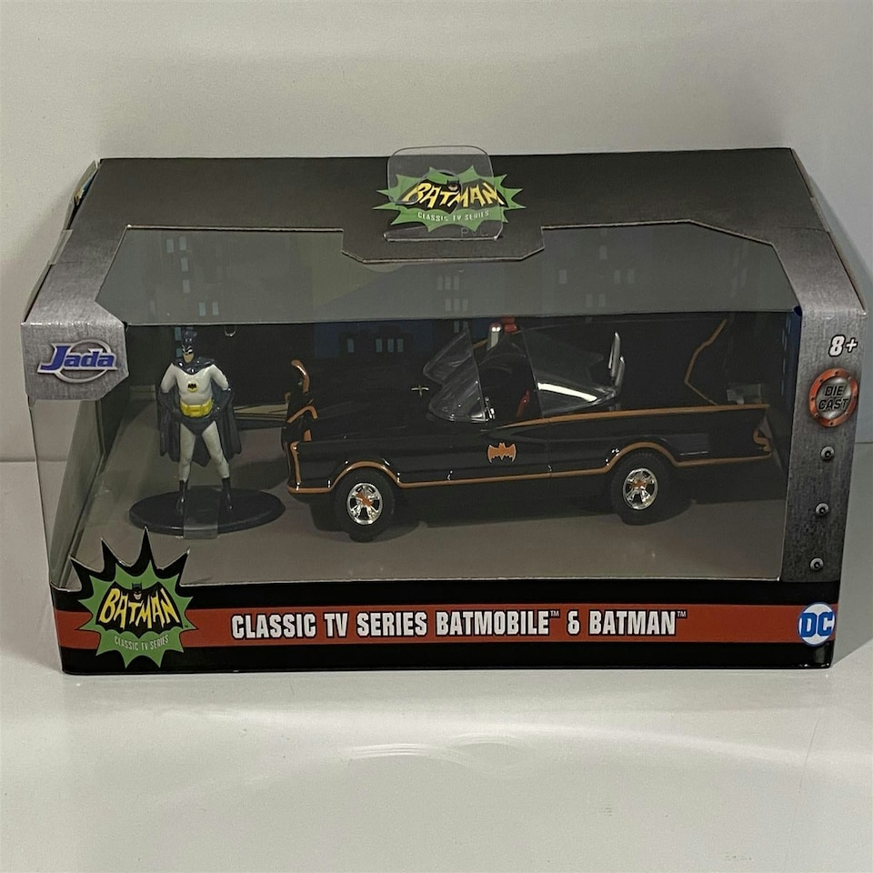 image 1 of Batman 1966 Batmobile with Figure 1:32 Scale Jada 31703
