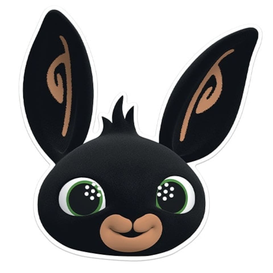 Bing Cardboard Face Mask