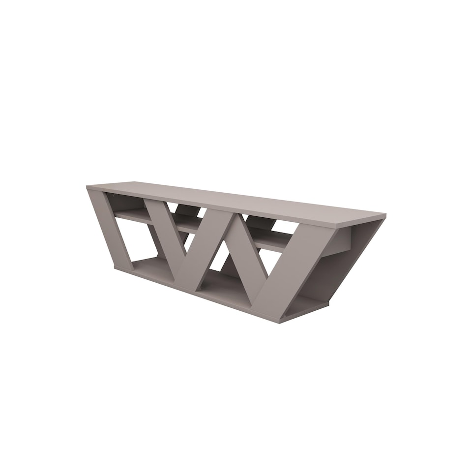 image 1 of Decortie Ralla TV Stand 158x30x40cm Mocha Grey