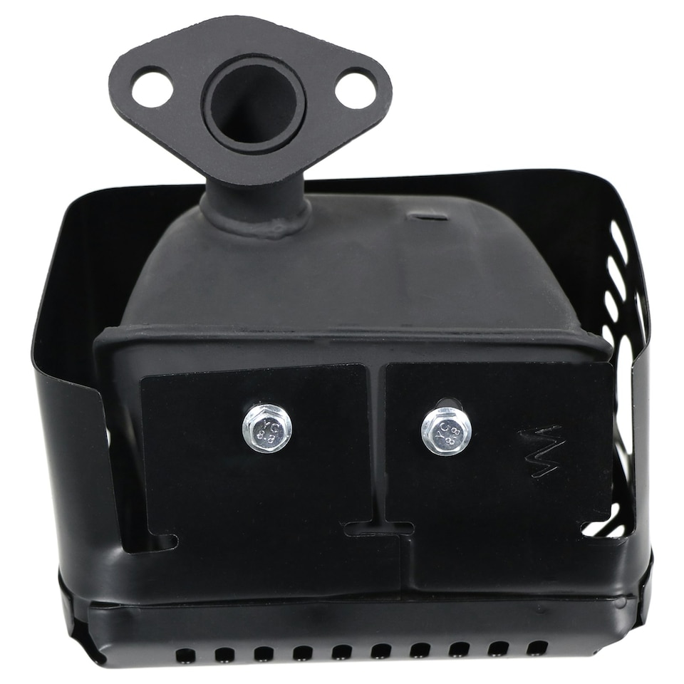 image 1 of SPARES2GO Exhaust Muffler for Honda GX110 GX120 GX140 GX160 GX200 Silencer Guard Cover