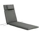 image 9 of Outsunny Garden Sun Lounger Chair Cushion Reclining Relaxer Indoor Outdoor 
