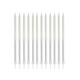 image 2 of Silver Ombre Tall Skinny Celebration Candles - Pack of 12 | Multi