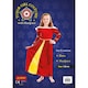 image 2 of Bristol Novelty Girls Tudor Dress And Headpiece Costume - Red/Gold - One Size Red | One Size