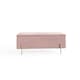 image 3 of Mystica Velvet Storage Ottoman | Pink | Blush Pink