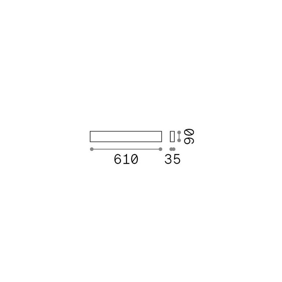 image 1 of Delta 61cm Up & Down Wall Lamp White 5x G9