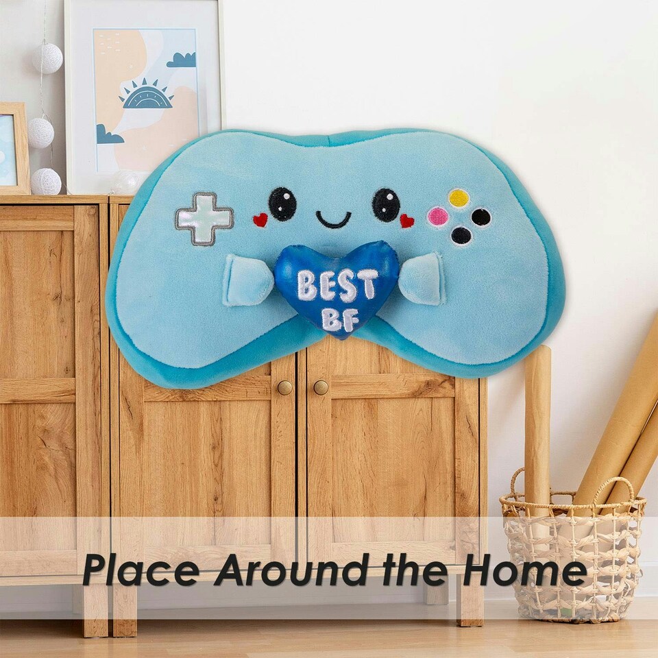 image 1 of Controller Soft Toy Cute Plushie Huggable Cuddly Stuffed Toy Gift 20cm Blue