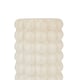 image 2 of Seville Collection Bubble Vase - Ceramic - L12 x W12 x H32 cm - Cream Cream