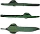 image 1 of Actiaspet 3+3 Fishing Rod Holdall 12ft Padded Rod & Reel Bag with Shoulder Strap, 2 External Pockets, Fits 6 Rods (Made & Unmade), 205cm