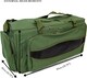 image 4 of Actiaspet XXL Insulated Carp Fishing Tackle Bag Large Green Padded Carryall with Shoulder Strap & Pockets, 83cm x 35cm x 35cm