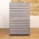 image 5 of Pack of 2 Grey Washed Back Panels Only for SA-BINS2 Single Bin Storage