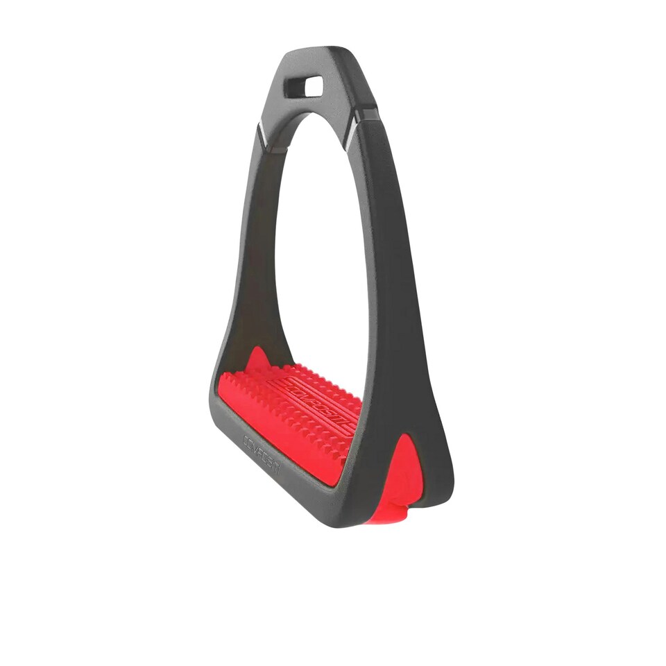 image 1 of Compositi Childrens/Kids Premium Profile Horse Stirrups - Red - One Size