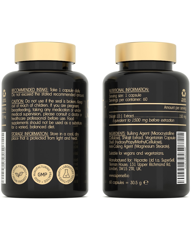 image 1 of SuperSelf Himalayan Shilajit 60 Capsules