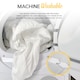 image 7 of MONHOUSE Premium  Electric Blanket - Heated Under Blanket - Detachable Controller & Machine Washable - 3 Heat Settings - King Size 137x165xm | White | 1