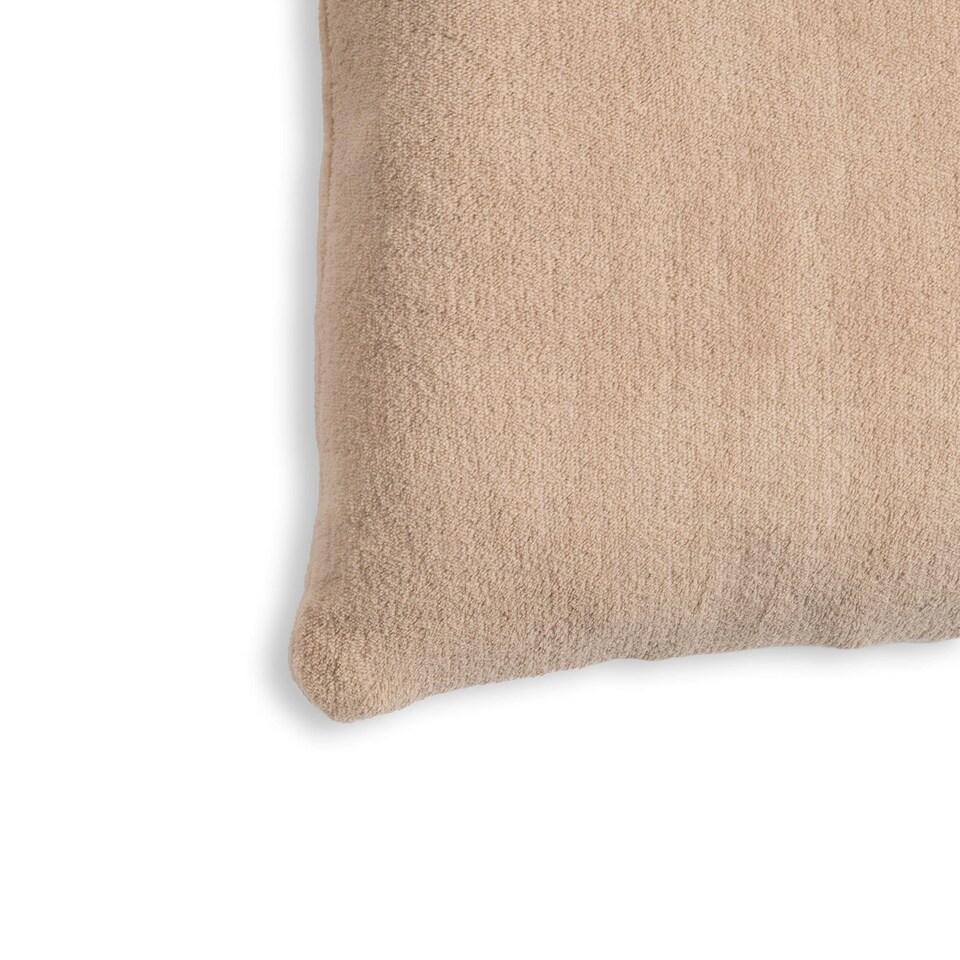 image 1 of BHS Microfleece Cushion, Beige