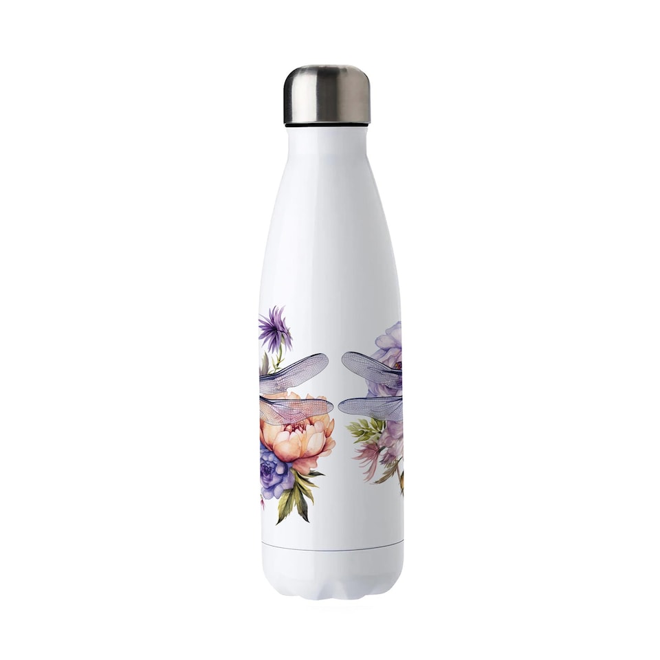 image 1 of Dragonfly Reusable Metal Water Bottle