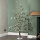 image 4 of 5ft (1.5m) Light up Green Snowy Noel Christmas Tree with Stand and Warm White LEDs