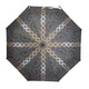image 1 of Annie Phillips Folding Umbrella Automatic Open Close Circles Grey