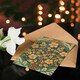 image 4 of William Morris Art Card Rose Wreath Embroidery Pattern