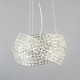 image 3 of BHS Cypress Small Crystal Ring Ceiling Pendant, Chrome