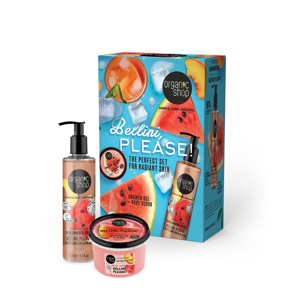 image 1 of Organic Shop Bellini, Please! Body Care Gift Set 280ml/100ml