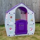 image 1 of 1.09m Purple Kids Indoor Outdoor Plastic Wendy House Unicorn Magical Playhouse
