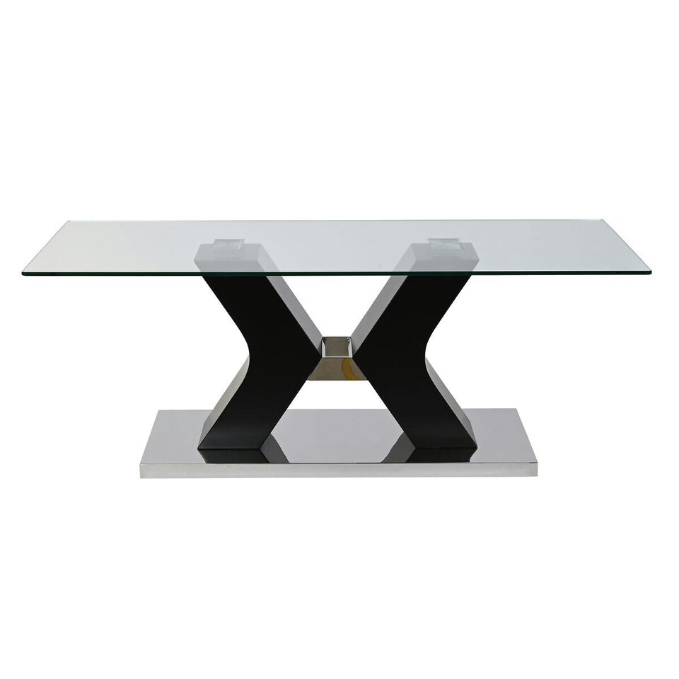 image 1 of Centre Table DKD Home Decor Wood 120 x 60 x 45 cm Tempered Glass MDF Wood N/A