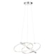 image 1 of BHS Sola LED Triple Ring Ceiling Pendant, Chrome | Silver | Chrome | 1