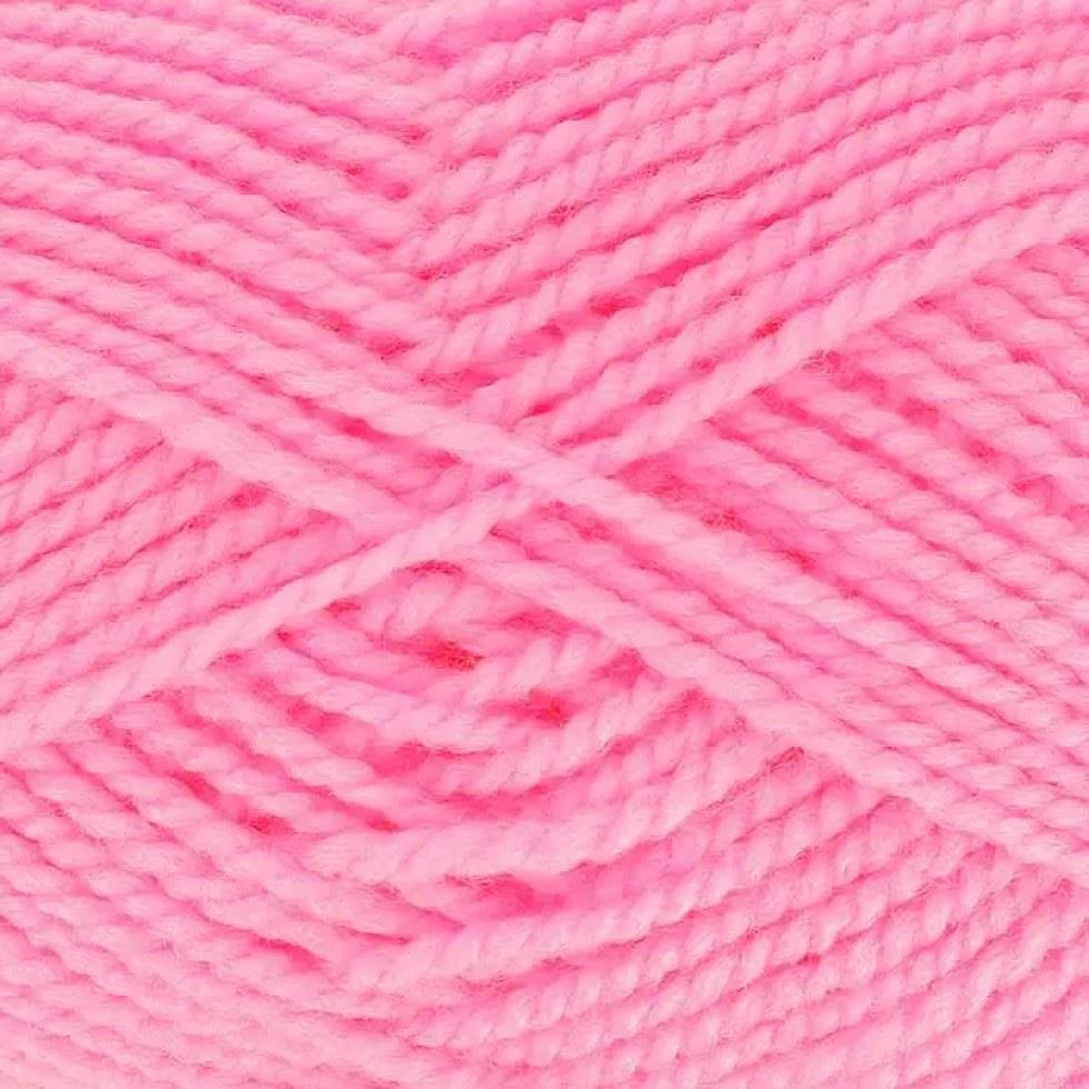 King Cole Pink Big Value Chunky Yarn (Value Pack 12 x 100g Balls) For Crochet, Knitting - 152m per ball
