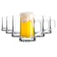 image 1 of Bormioli Rocco Stern Tankard Glass Beer Mugs - 510ml - Pack of 6