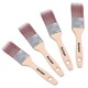 image 1 of 1.5” Synthetic Paint Brush Painting + Decorating Brushes With Wooden Handle 4pk