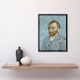 image 2 of Vincent van Gogh Framed Wall Art Print Artist 1889 Self Portrait Home Décor
