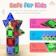 image 4 of Desire Deluxe Micro Magnetic Tiles Building Blocks Toy STEM Educational Travel Size Magnetics Blocks for Kids, Preschool Sensory Montessori Toddler Magnetic Toys for Boys & Girls 3 plus Years Old 18PCS  Multicolour