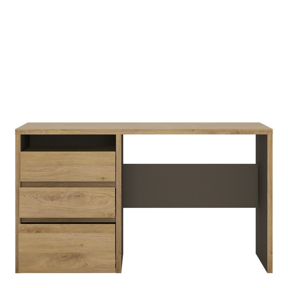 image 1 of Shetland 3 Drawer Desk