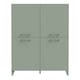 image 2 of Sali 4 Door Highboard in Sage Green